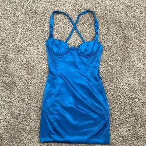 Oh Polly Blue Party Dress Size 8
